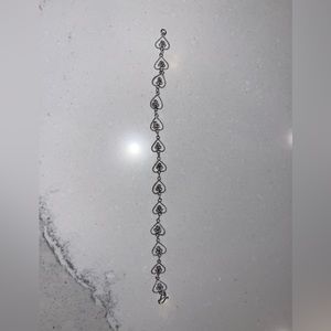 Silver (not real) bracelet, one size
